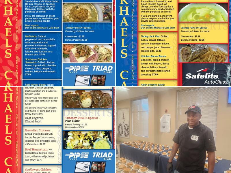 Mikhael’s Café & Catering Menu