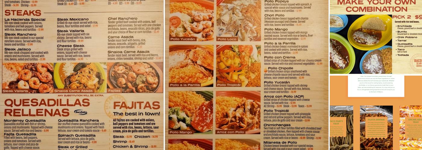 La Hacienda Mexican Restaurant, Greensboro Menu, Reviews (319