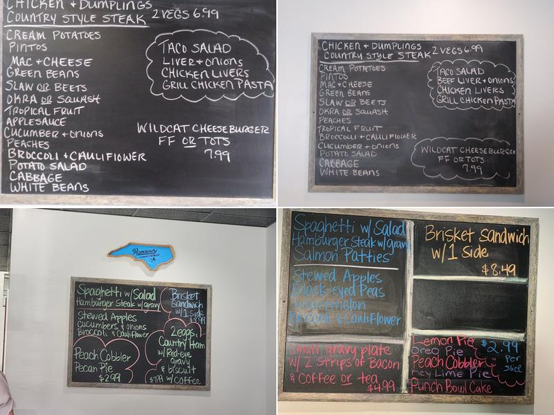 Ramseur Country Diner Menu