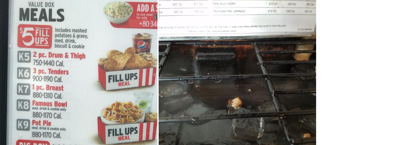 KFC Menu