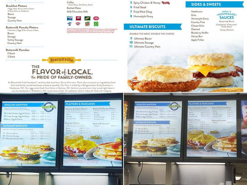 Biscuitville Menu