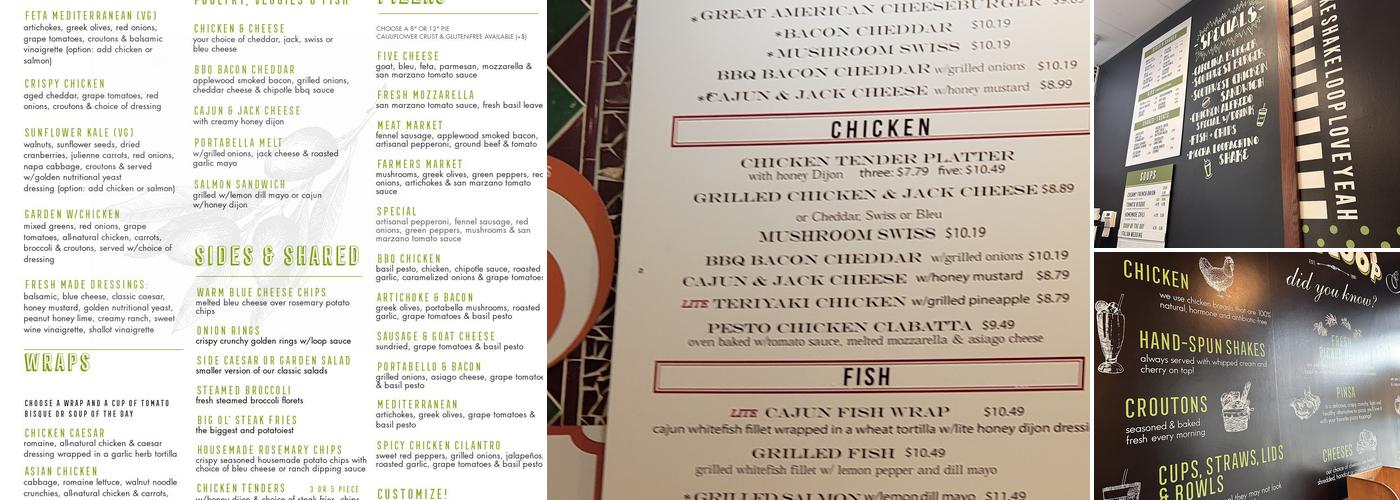 The Loop Restaurant Menu