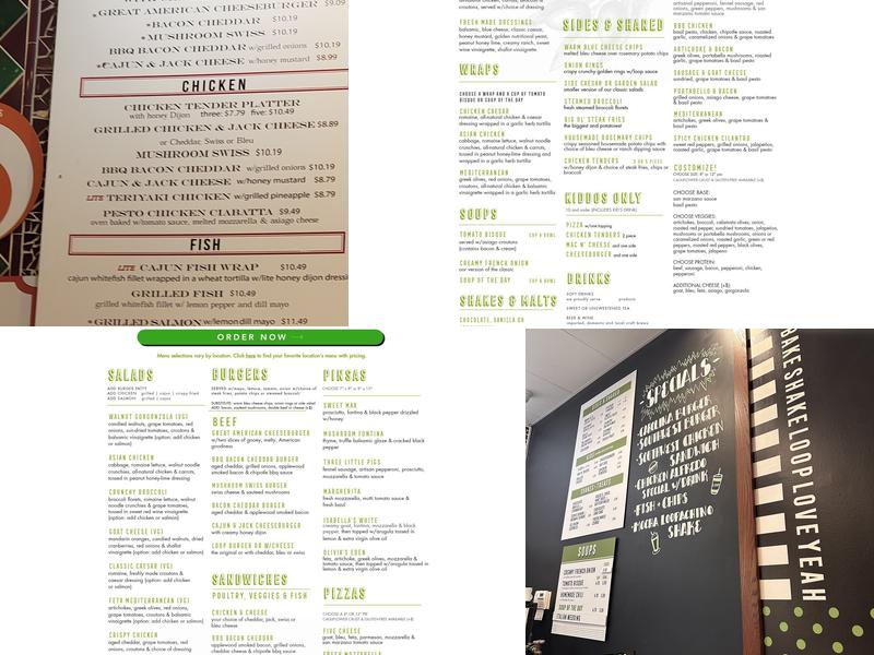 The Loop Restaurant Menu