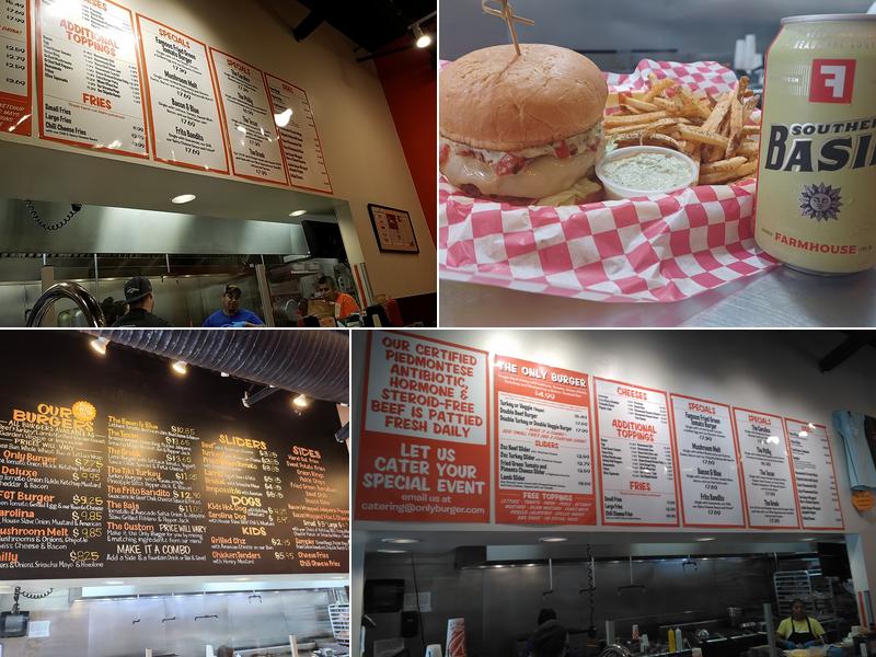 Only Burger Menu