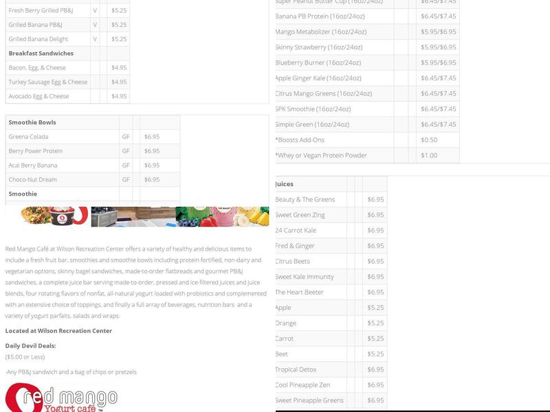 Saladelia - Perkins Library @ Duke Menu