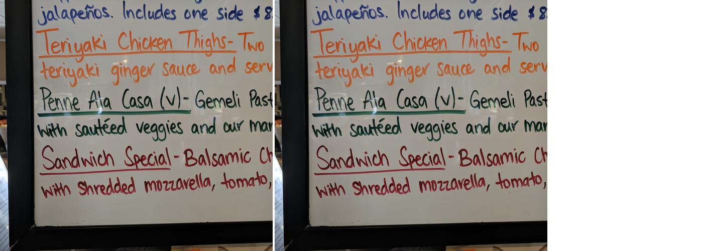 Cafe Meridian & Catering Company Menu