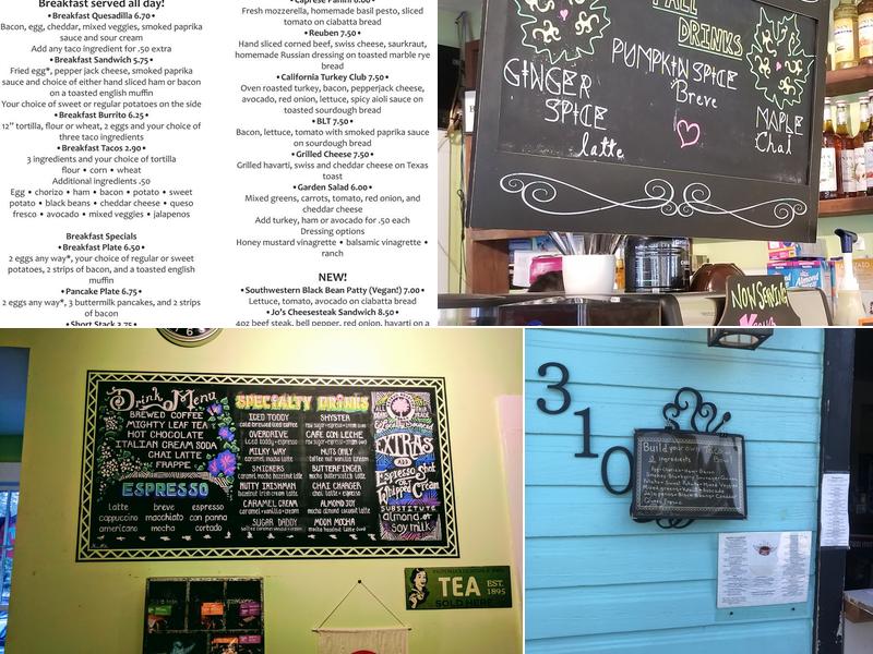 Jo's Cafe Menu