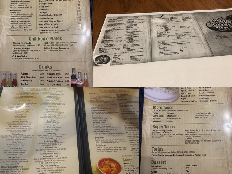 The Palm Cafe 2 Menu