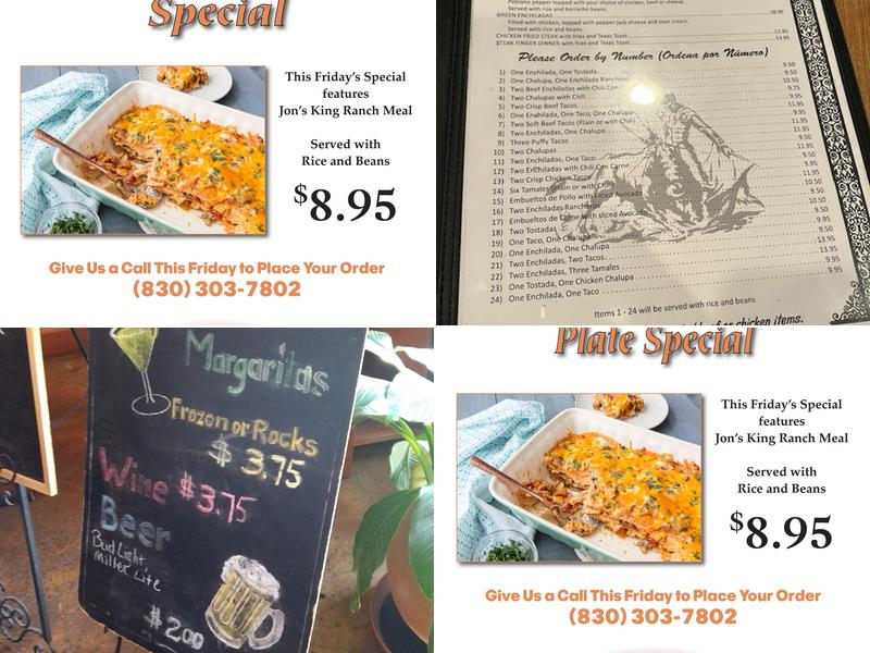 El Ranchito Menu