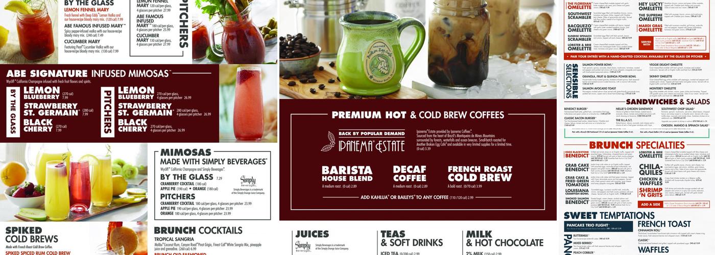 Another Broken Egg Cafe Menu