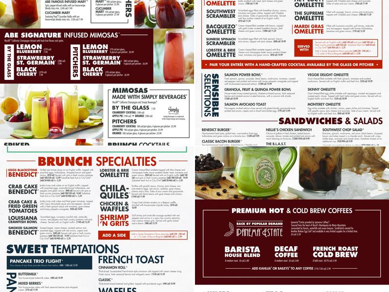 Another Broken Egg Cafe Menu