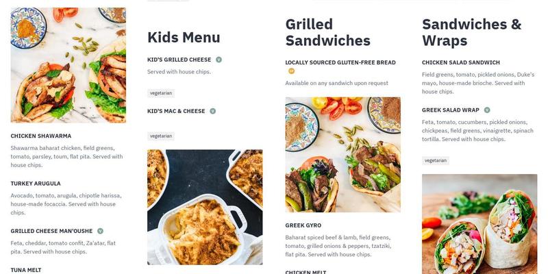Saladelia - Marsico Hall @ UNC Menu