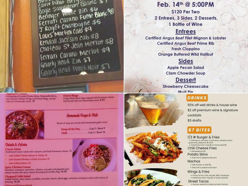 Lakeside Bar & Grill Menu