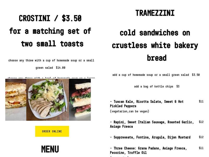 Toast Menu