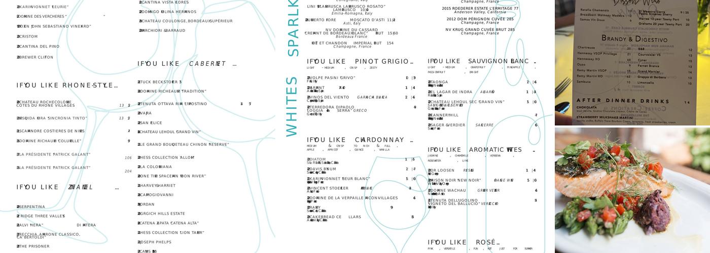 Parizade Menu