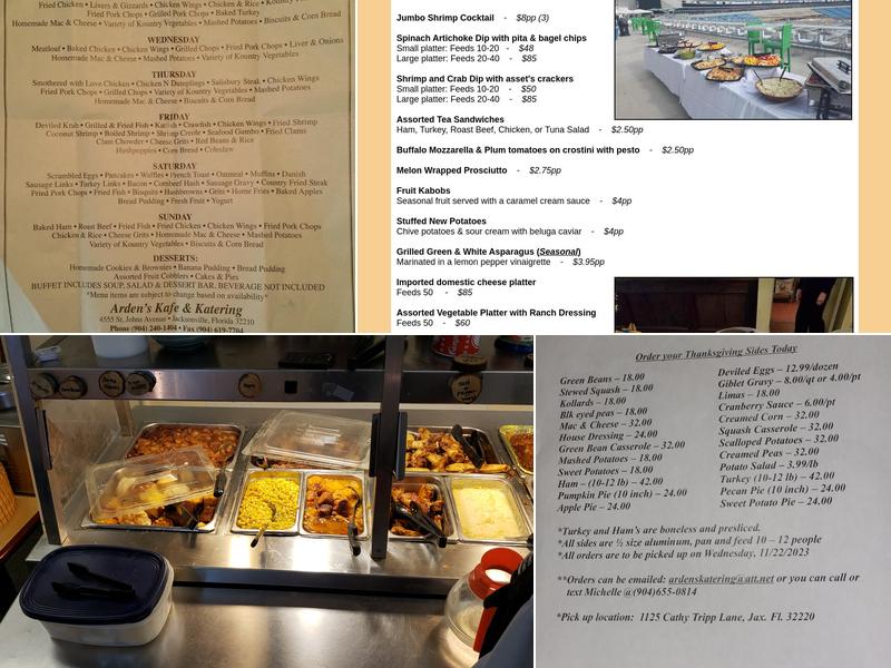 Ardens Katering Menu