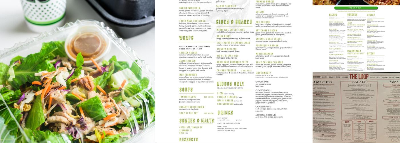 The Loop Restaurant Menu