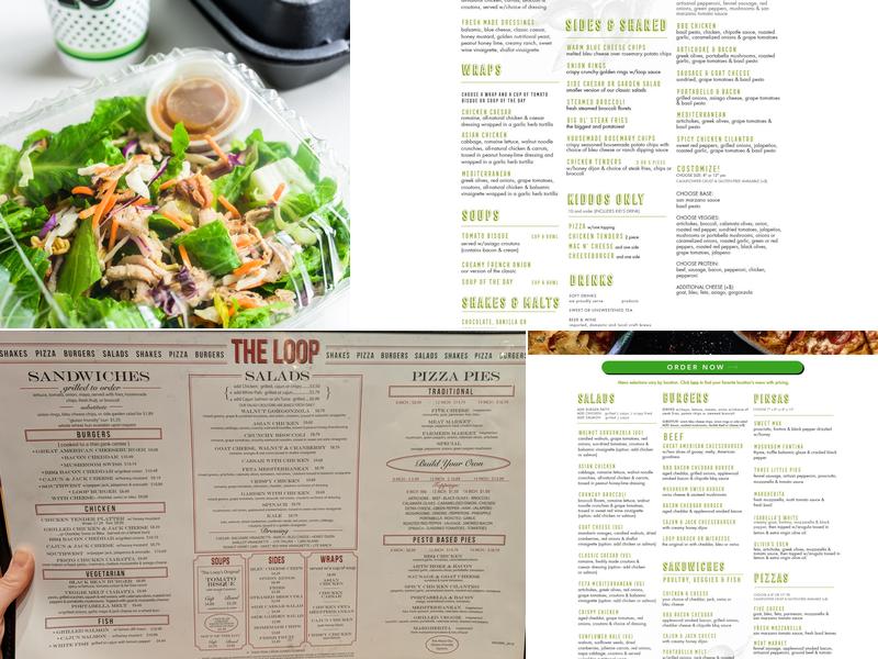 The Loop Restaurant Menu