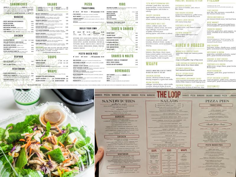 The Loop Restaurant Menu