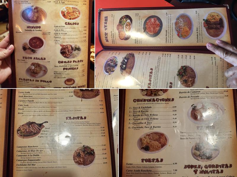 Casa Barreto Restaurant Menu