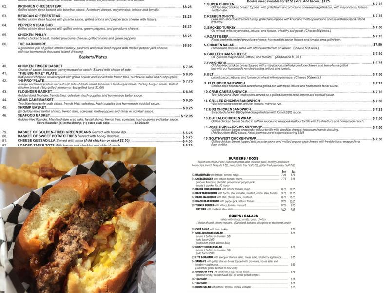 Downtown Deli and Cafe Menu