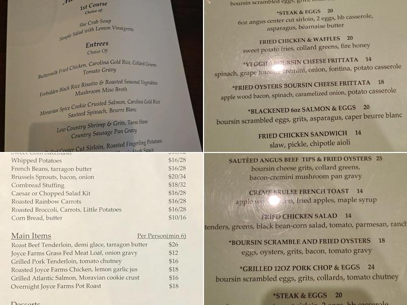 Milner's American Southern Restaurant And Catering Menu