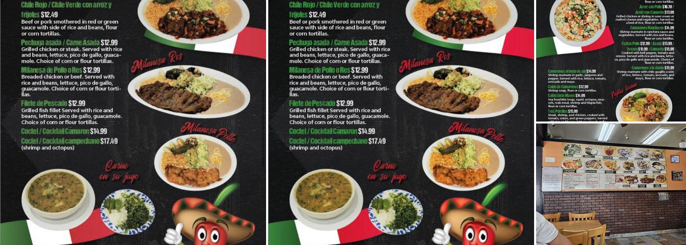 El Rancho Taqueria Menu