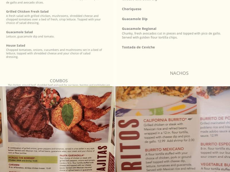 Mi Pueblo Mexican Grill Menu