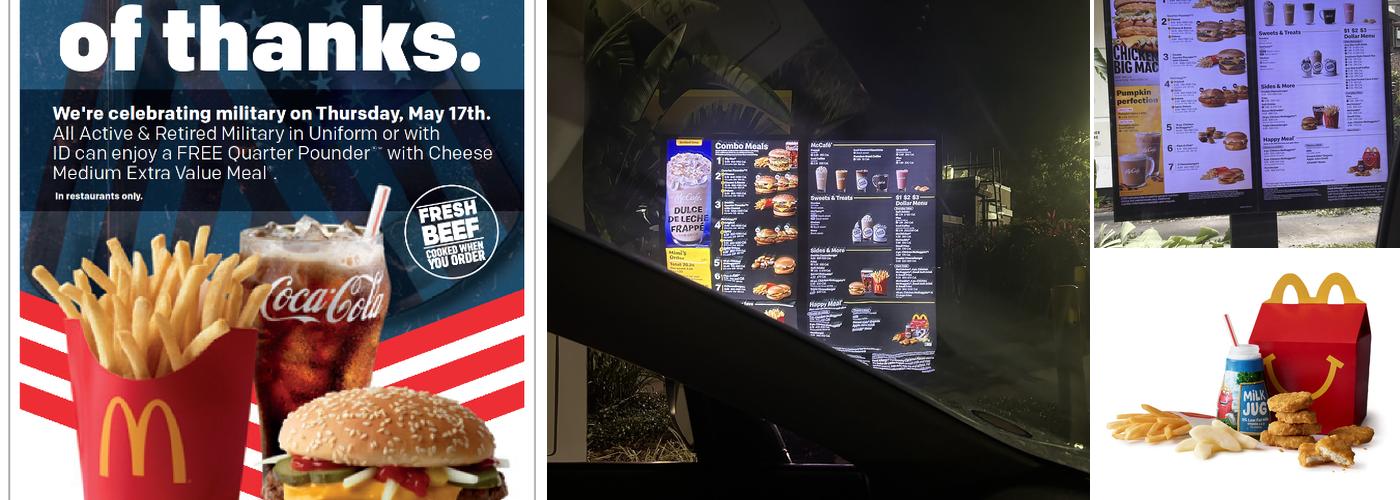 McDonald's Menu