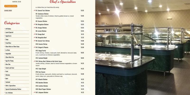 Lin's Kitchen Menu