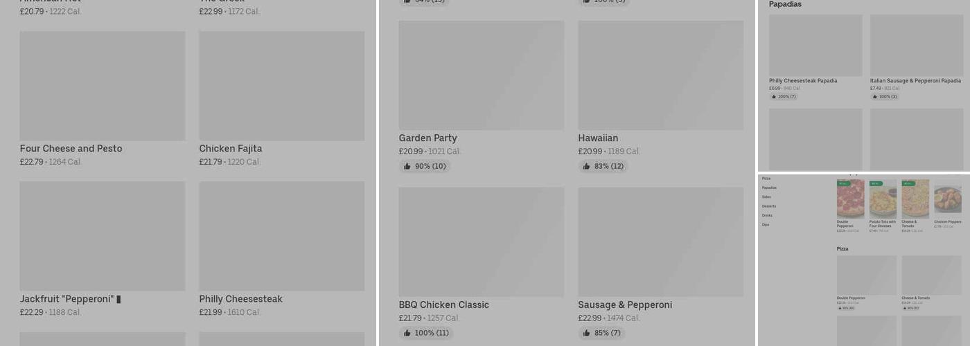 Papa Johns Pizza Menu