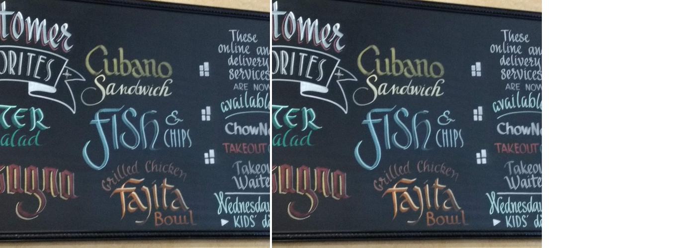 Cloverdale Kitchen Menu