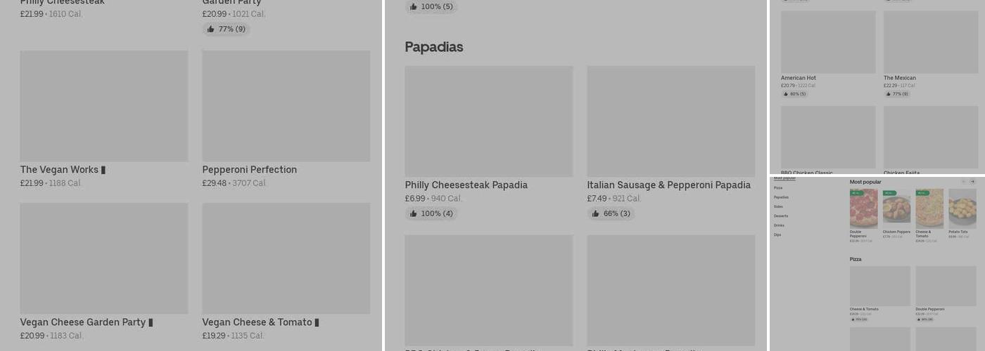 Papa Johns Pizza Menu