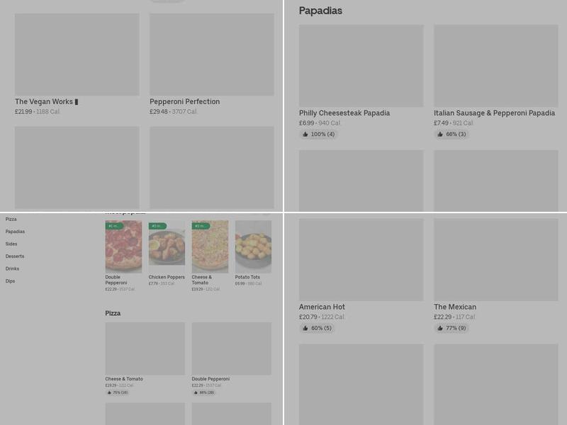 Papa Johns Pizza Menu