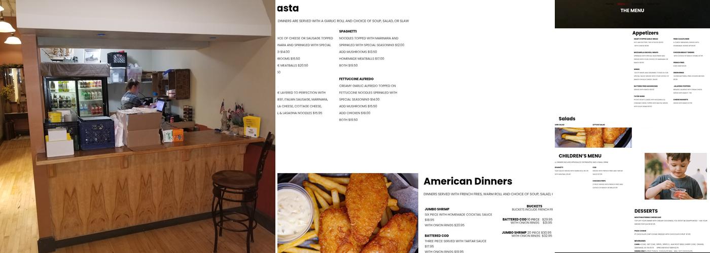 John's Pizzaria Menu