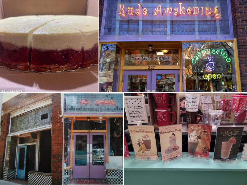 Rude Awakening coffee house 227 Hay St, Fayetteville