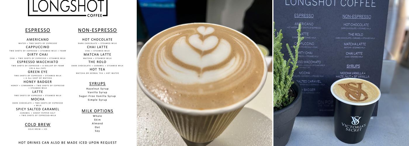 Longshot Coffee Menu