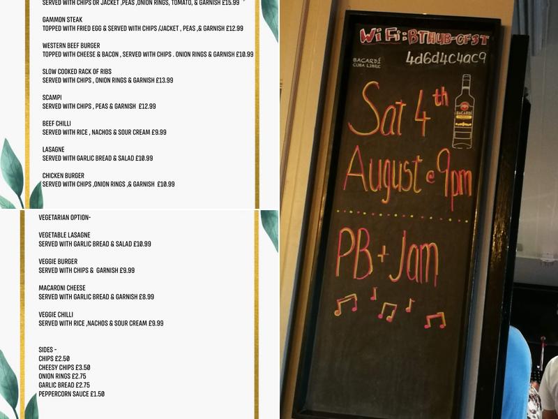 The Western Inn Menu