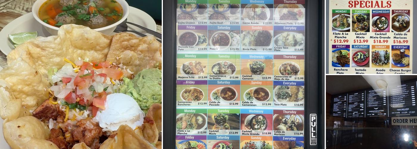 Hot Chile Mexican Food Menu