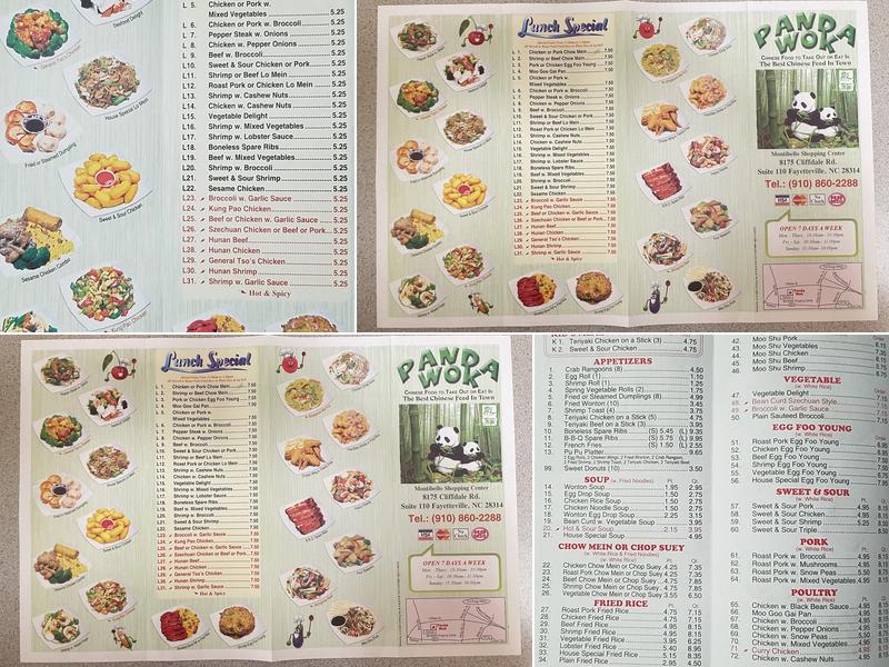 Panda Wok Menu