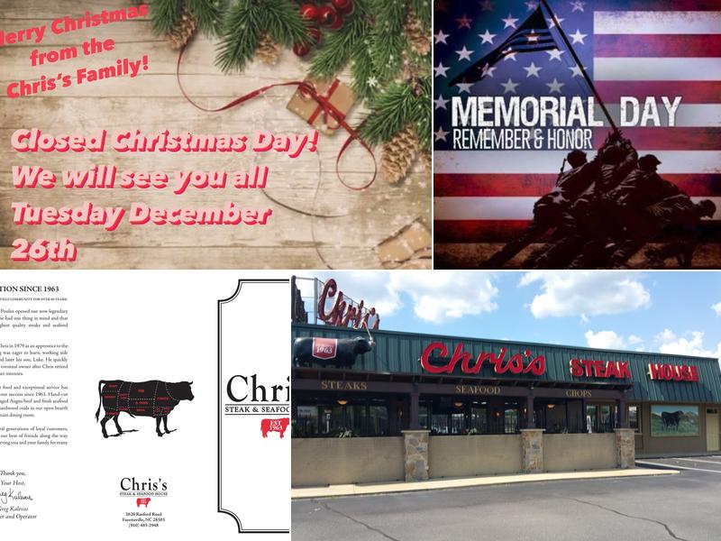 Chris's Steak & Seafood House 2620 Raeford Rd, Fayetteville