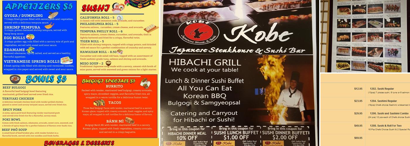 Ohana International Menu