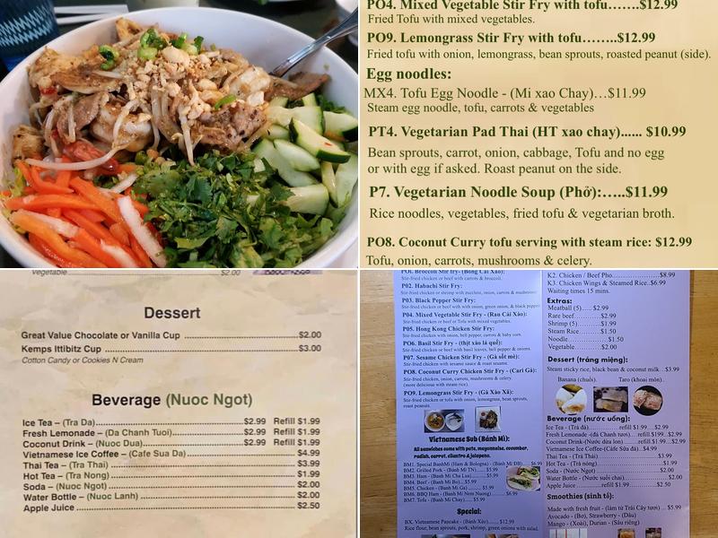 Saigon Bistro Menu