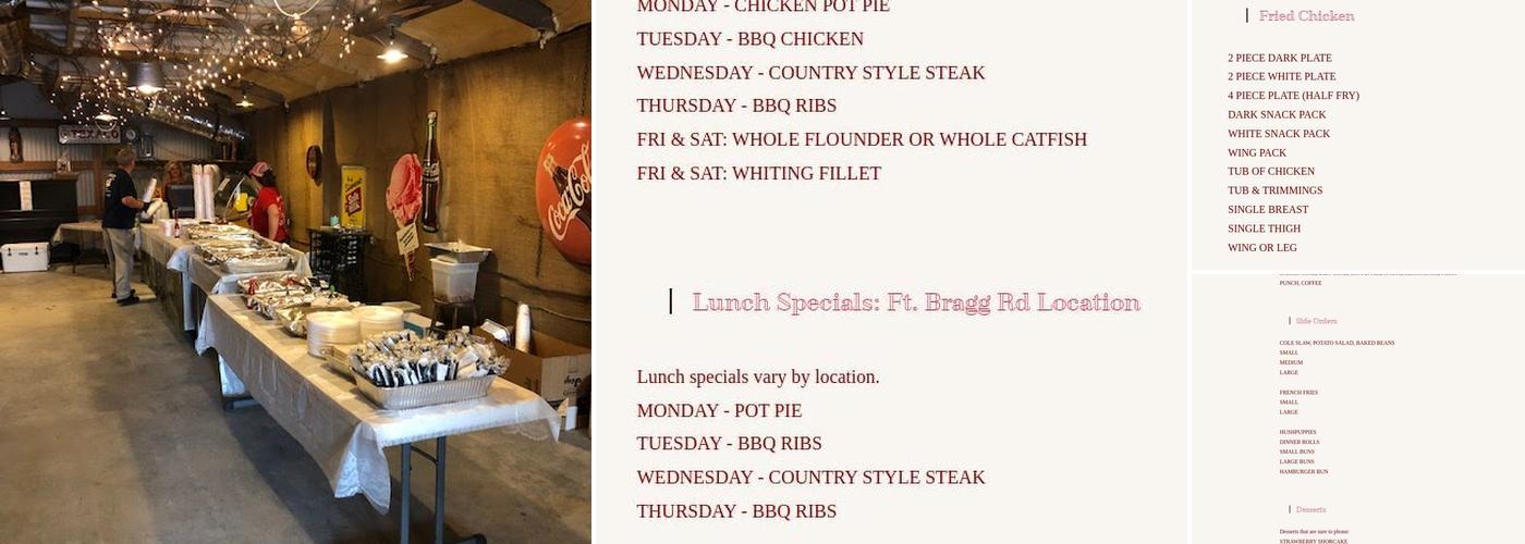 Bar-B-Que Hut Menu
