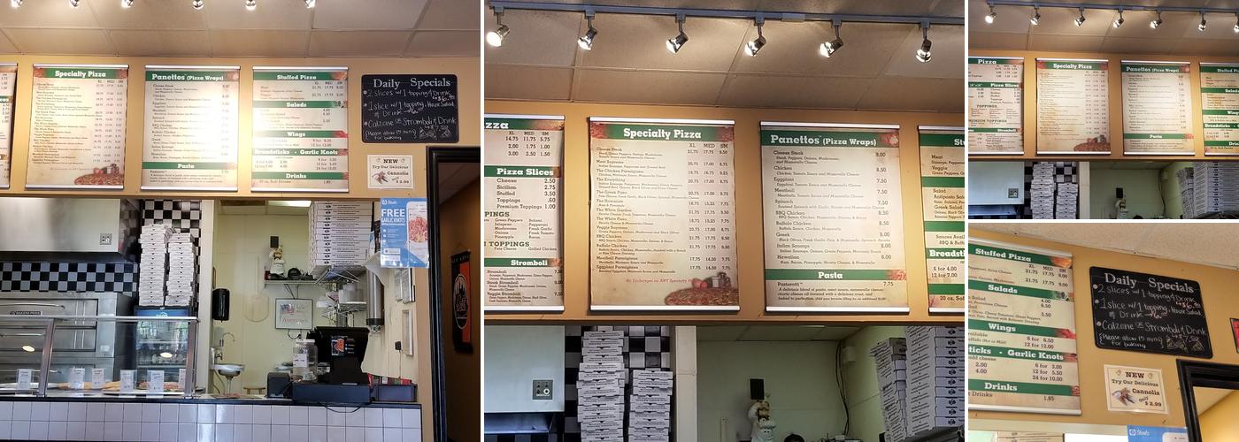 The Original NY Pizza Menu