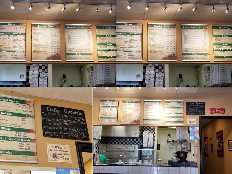 The Original NY Pizza Menu