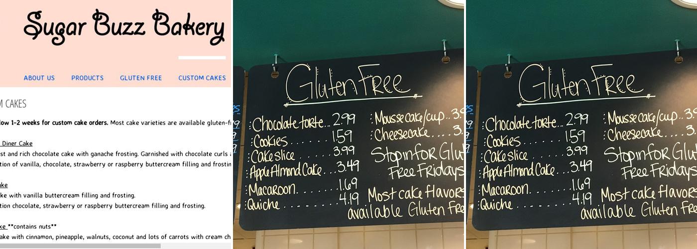 Sugar Buzz Bakery & Cafe Menu