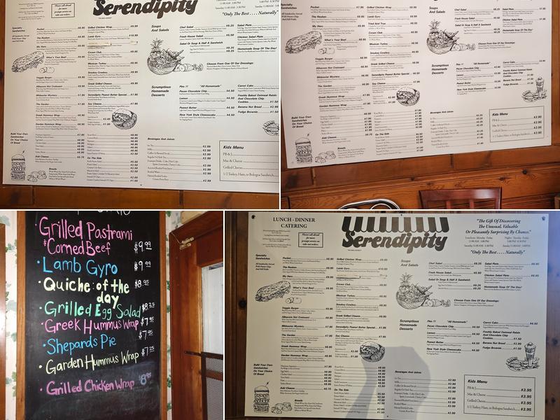 Serendipity Gourmet Deli Menu