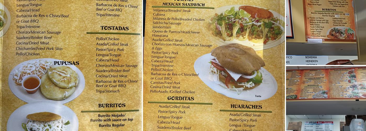 Rancho Grande Menu