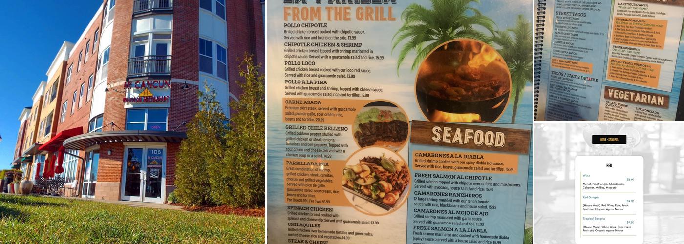 Mi Cancun Menu